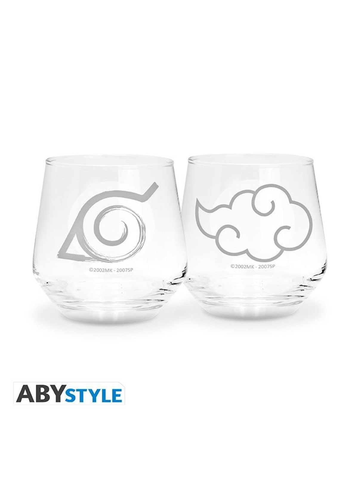 ABYstyle - NARUTO SHIPPUDEN - 2 Glass Set - Konoha & Akatsuki x2 - Glas
