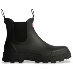 Hunter für Damen. FRU0005252 Elements Chelsea-Stiefeletten schwarz (43), Wohnung, Keine, Lässig