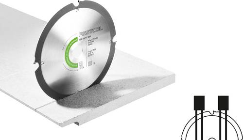 Festool DIA 160x2,2x20 F4 201910 Diamant Kreissägeblatt 160 x 20 x 1.60mm Zähneanzahl: 4 1St.