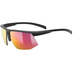 Uvex Aerios Brille Black Matt / Mir. Red