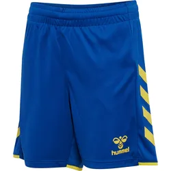 HUMMEL hmlCORE 2.0 SHORTS KIDS TRUE BLUE/BLAZING YELLOW 128