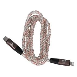 Neues beleuchtetes Encore Energy RGB USB-C Lightning Kabel QC PD 3A 27W zum Laden und Datentransfer 100 cm EE130-CL