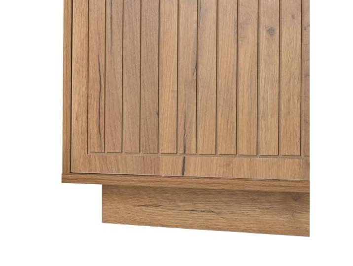 TV-Schrank 180x45x40cm mit LED, Glasfront, App-Steuerung Spanplatte, Glasfront, LED-App, 180x45x40cm, 30kg, USB