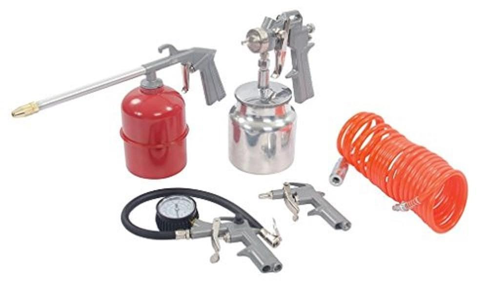 Selius Luchtgereedschap en Compressor Accessoires Kit 5 stuks