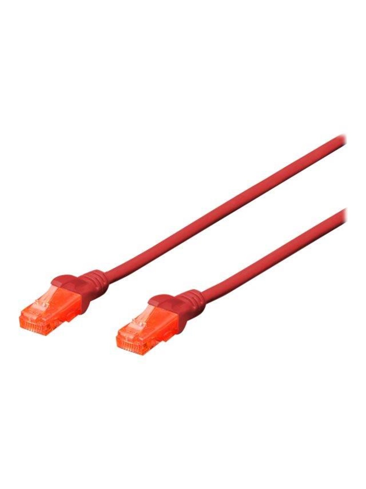 DIGITUS Professional patch cable - 2 m - red - Rot - 2m