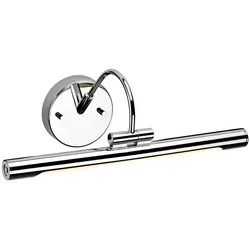 Bilderleuchte Wandlampe LED Spiegelleuchte Stahl Chrom poliert B 38,8 cm