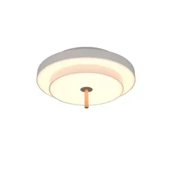 LED Deckenleuchte Deckenlampe Wohnzimmerlampe warm grey Switch Dimmer H 20 cm