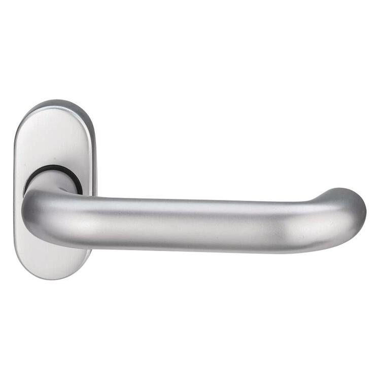 EDI Profiltürdrückerlochteil 1103/2033 Edelstahl EST oval 8 mm gerade (Türgriff) (1103/2033/00)