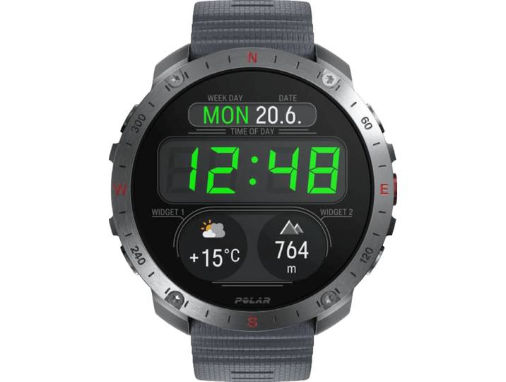 Polar Grit X 2 Pro Zilver