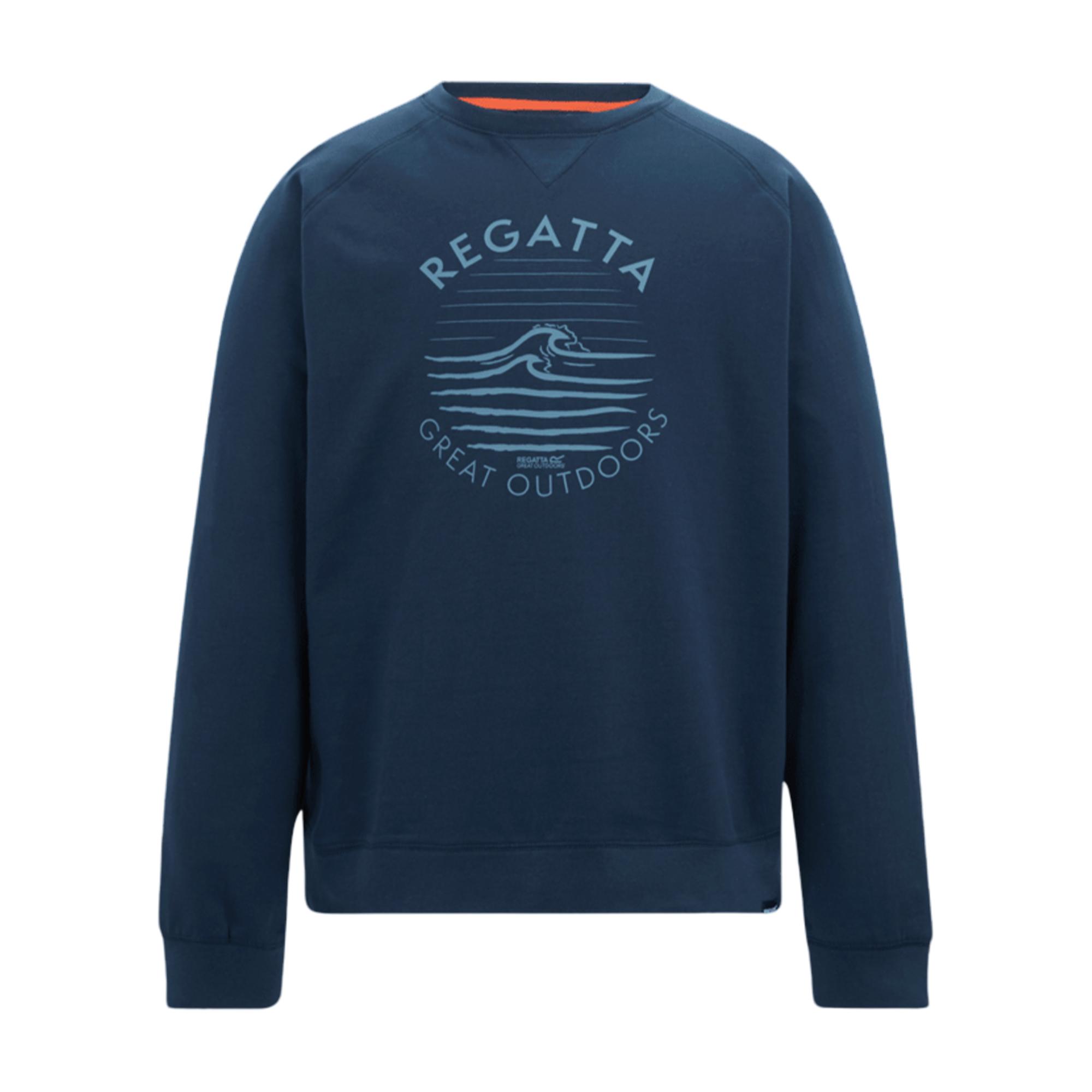 Regatta Heren Nithsdale Wave Sweatshirt (Marine)