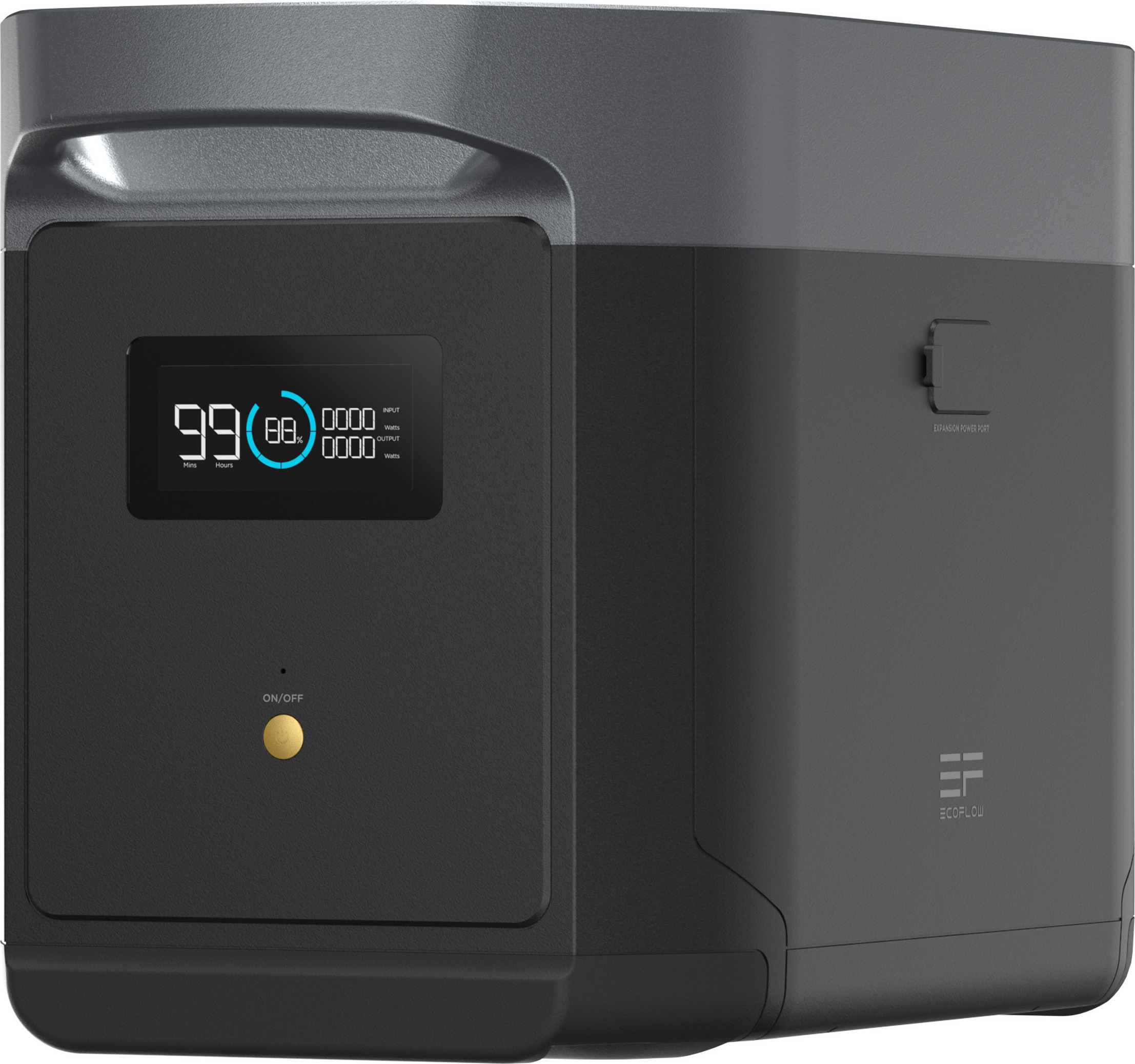 EcoFlow DELTA 2 Max Smart Extra Battery, Akku, Schwarz, EcoFlow, DELTA 2, DELTA Max 2000, DELTA 2 Max, Lithium-Eisen-Phosphat (LiFePO4), 51,2 V