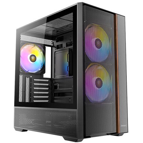 Antec Flux Rear Midi Tower ohne Netzteil schwarz
