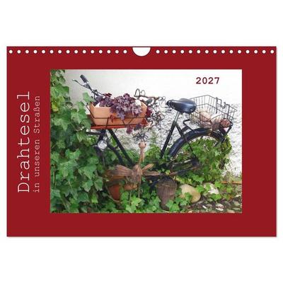 Drahtesel in unseren Straßen (Wandkalender 2027 DIN A4 quer), CALVENDO Monatskalender
