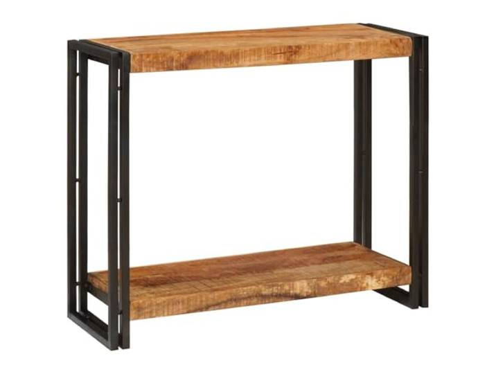 vidaXL Konsolentisch mit Regal Braun 90 x 33 x 75 cm Massivholz Mango