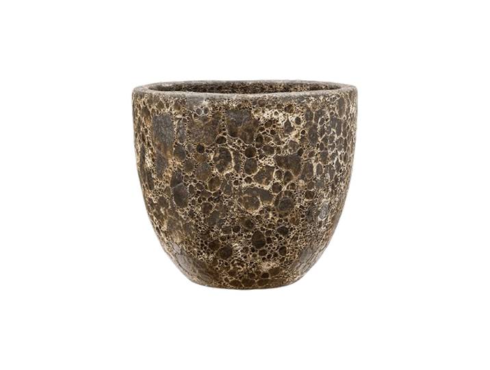 Hochwertiger In/-Outdoor Blumentopf „Lava Couple“, verschiedene Grössen Keramik Black Baq Design