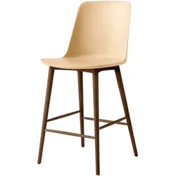 &Tradition Rely HW128 Barhocker, höhe 65 cm, walnuss / beige sand