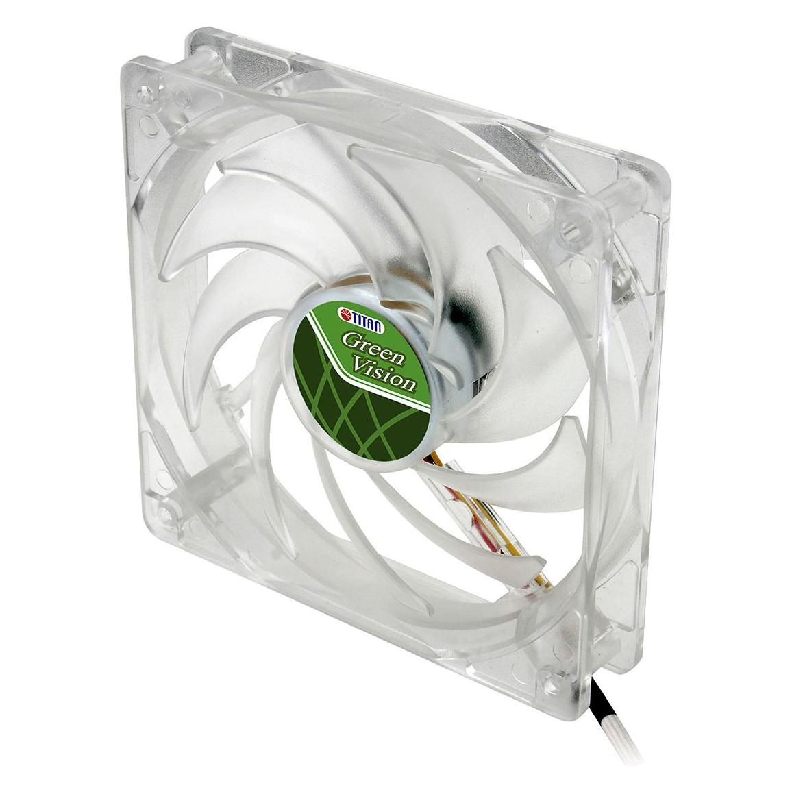 Titan Lüfter,, 120x120x25mm, TFD-12025GT12Z/V2(RB), Green Vision (120 mm, 1x) (TFD-12025GT12Z/V2(RB))