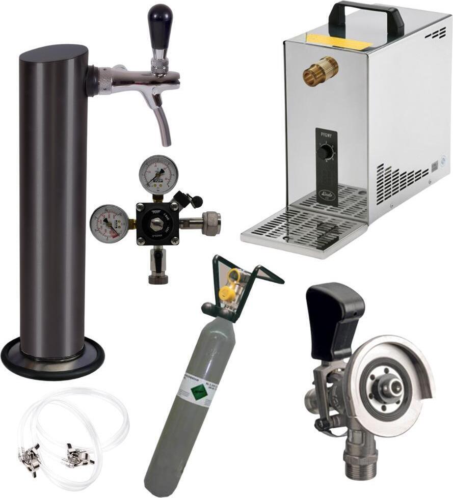 Untertheke 35l Säule Schwarz Typ M 500g