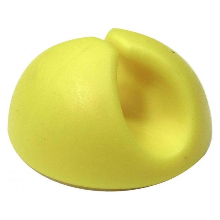 Cables Direct CDL Double Desk Tidy Yellow 20 PK (CDT-22Y)