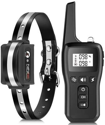 Happy Pet Pantry Universal Waterproof Rechargeable Dog Training Bark Collar With Remote 3