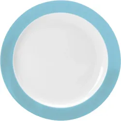 COLOURS Dessertteller (mit Fahne) - (Ø 20 cm) - Hellblau, 6er Set