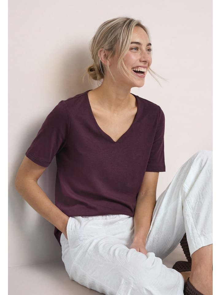 Street One Shirt in Aubergine - 40