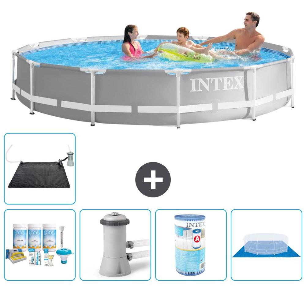 Prism Frame Pool Rund - 366x76 cm - 6-teilig S31949