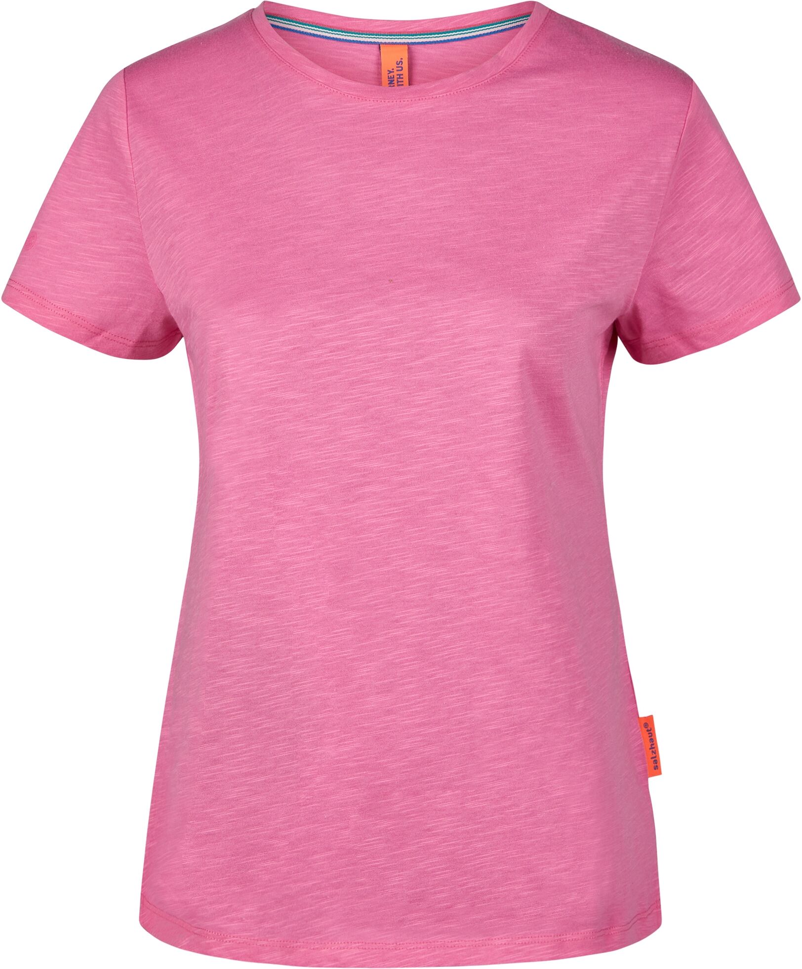 T-Shirt SALZHAUT "Shirt TELGEN - UNI", Damen, Gr. XL, rosa (blossom), Obermaterial: 100% Baumwolle CO., Shirts T-Shirt