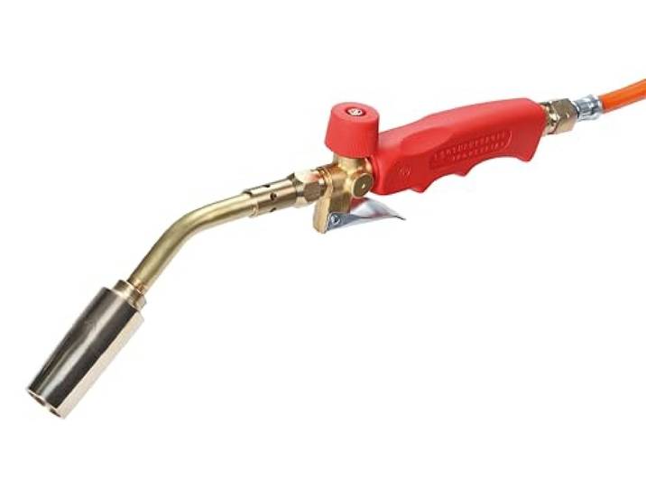 ROTHENBERGER Industrial Airprop Turbo soldeerset incl. 28 mm turbobrander en propaanslangleiding, voor aansluiting op propaangasfles, 030950E