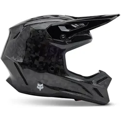 Fox, Motorradhelm, V3 RS Carbon Solid Helmet (S, 55 - 56 cm)