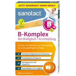Sanotact B-komplex Bei Müdigkeit+erschöpfung Tabl. 60 St