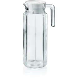 WAS Germany - Krug mit Kunststoffdeckel, 1 ltr., Ø 8,3 cm,  Kunststoff, Glas