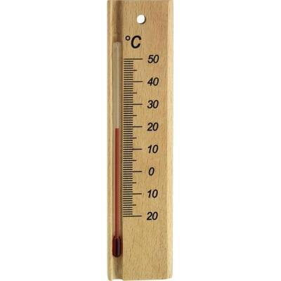 TFA Dostmann Analoges Innenthermometer aus Buche Thermometer Natur 12.1053.05