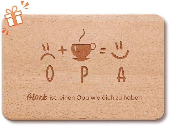 Oma's Favoriet Houten ontbijttafel met houtsnijwerk