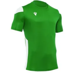 Macron, Herren, Sportshirt, Polis (M), Weiss, Grün