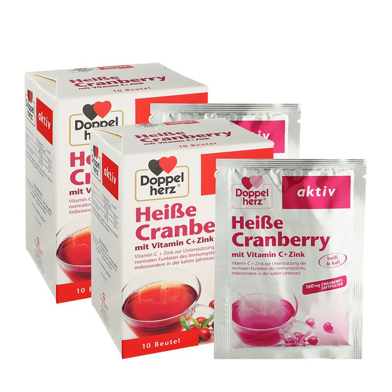 Doppelherz Heiße Cranberry, Pulver 2x10 St Beutel
