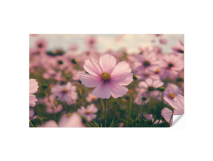 OnlyWow Tapete - Blumen - Lila - Unscharf - 450x260 cm, Rosa, Papier, Rechteckig, 450x260 cm, Tapeten & Wandverkleidungen, Vliestapeten
