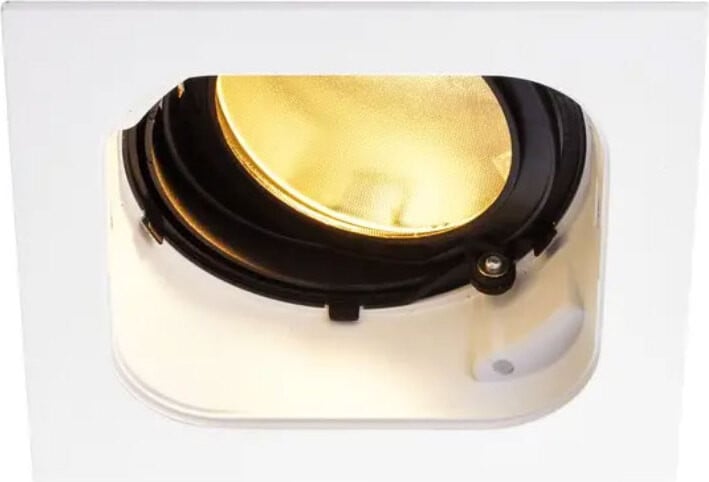 SLV RENISTO DL LED inbouwspot, vierkant, wit, kantelbaar, 29W, 2500lm, warmwit, 3000K, 40°, dimbaar