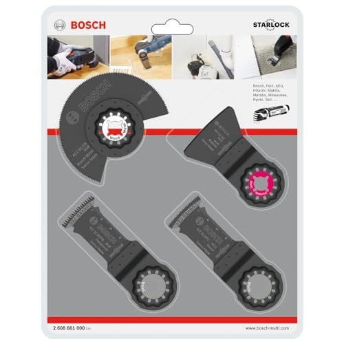 Bosch Professional 4-delige vloer- en installatieset voor multifunctioneel gereedschap met Starlock accessoires