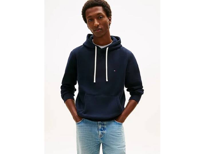 Tommy Hilfiger essential fleece capuchontrui heren XXL woestijnlucht