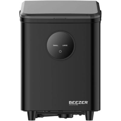 RITTER Elektrischer Eiswürfelbereiter "IceCube mini, kompakt & tragbar, leise & effizient", schwarz, B:18,5cm H:27,5cm T:30,5cm, Eiswürfelbereiter, Schnelle Eiswürfel für zuhause, Eiswürfel in 8 Minuten