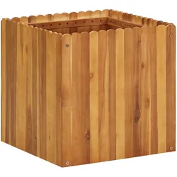 vidaXL Garten-Hochbeet 50 x 50 x 50 cm Massivholz Akazie
