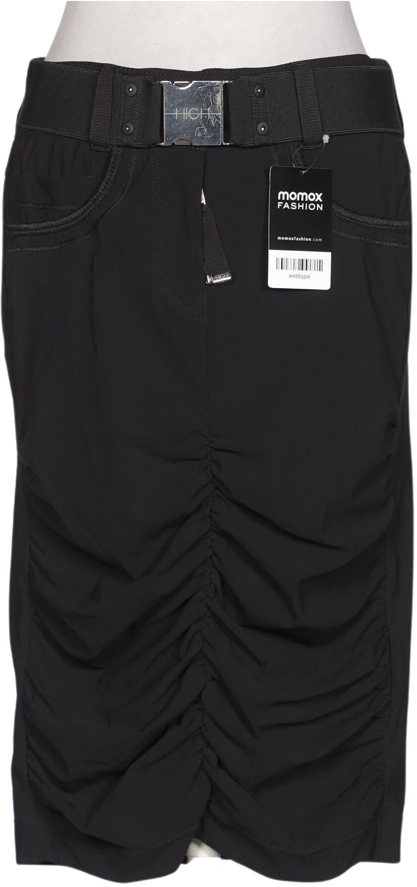 High Damen Rock, Schwarz, Gr. EU 36, Synthetik / Elasthan - Second Hand