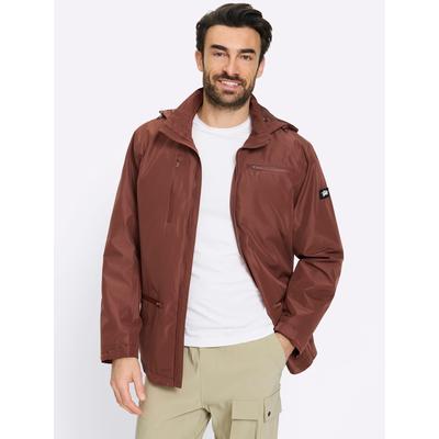 Outdoorjacke CATAMARAN, Herren, Gr. 54, braun (rotbraun), 100% Polyester, unifarben, Jacken Outdoorjacke