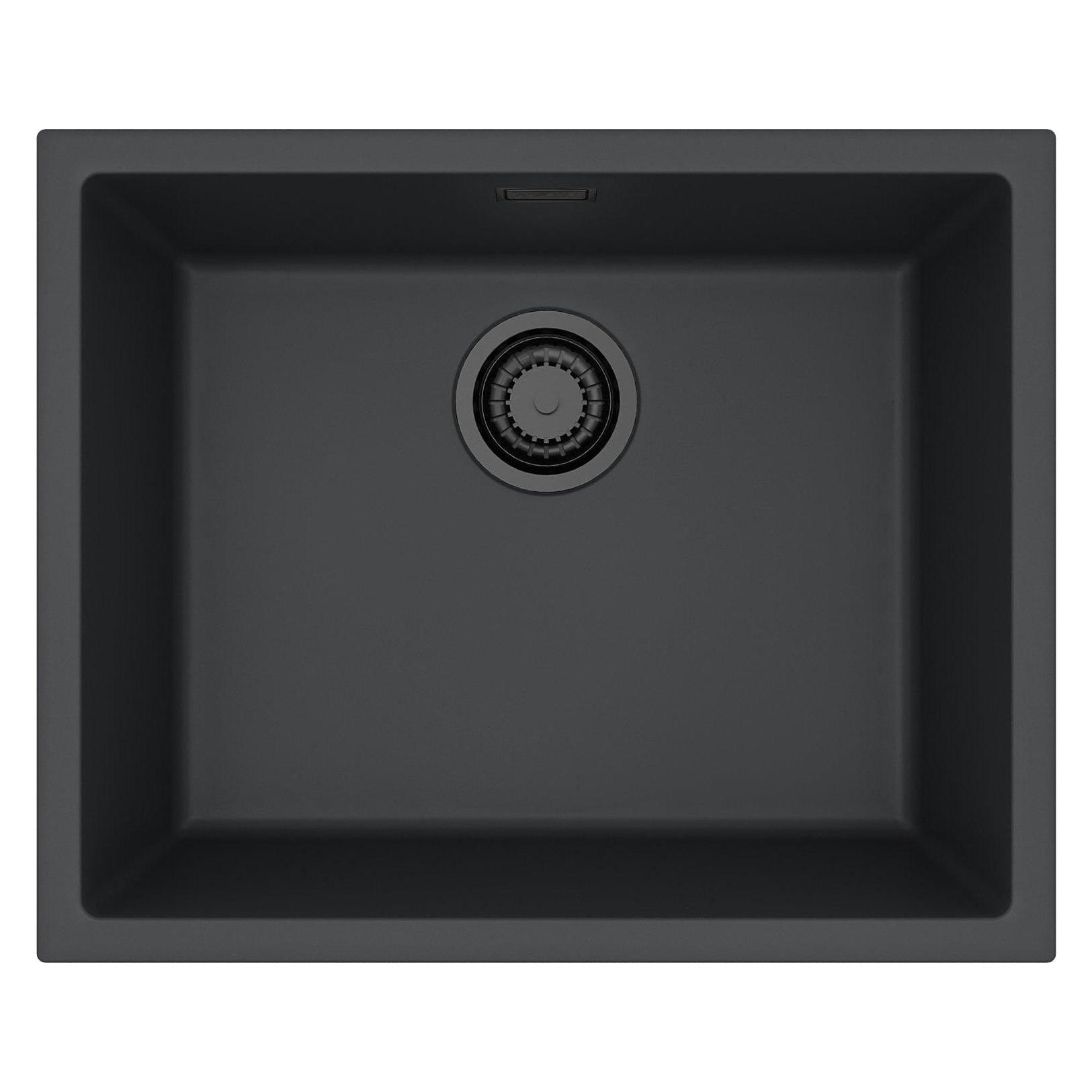 Alveus Sink Omni 30 G90 With Syphon Black (Einbauspüle, 55 cm) (1160057)