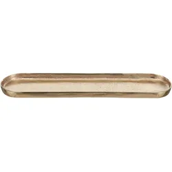 CREATIVE HOME Aluminiumschale Oval - gold