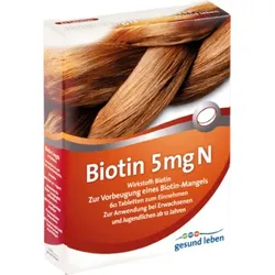 GESUND LEBEN Biotin 5 mg N  60 St Tabletten