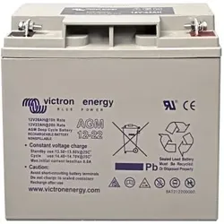 Victron AGM 12V 22Ah Deep Cycle Akku Batterie - 0% MwST. (Angebot gemäß §12 USt Gesetz.)