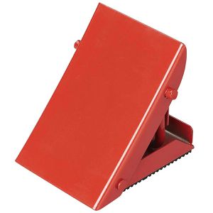 ProPlus Unterlegkeile 341348, für Auto & Anhänger, Metall, klappbar, rot