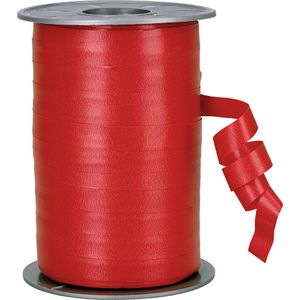 Präsent Geschenkband Opak, rot, Kräuselband, 10mm x 200m, matt